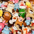 Blind-box plush keychains 3-pack