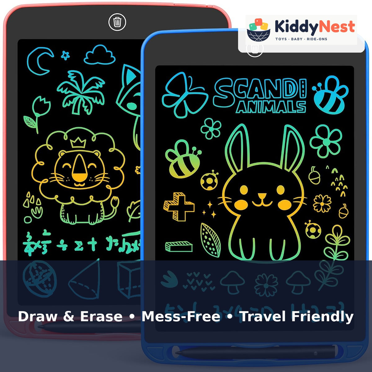 LCD Drawing Tablets 2-Pack - KiddyNest
