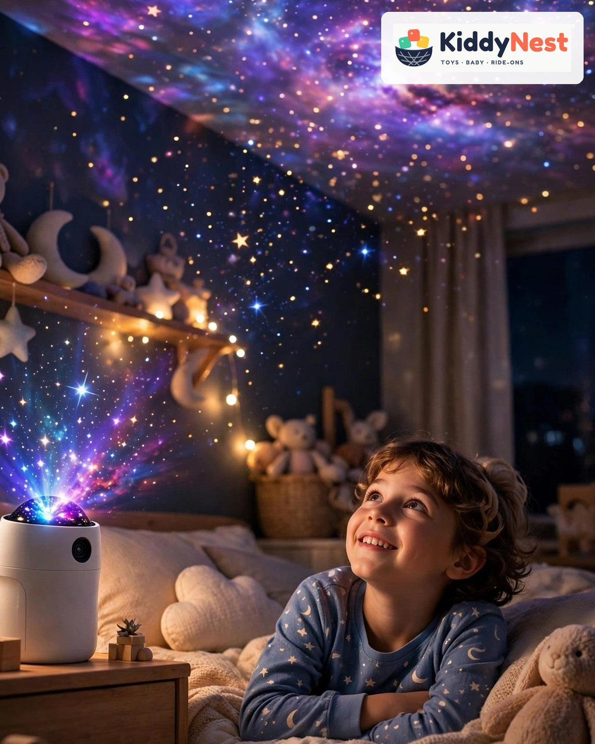 Astronaut Galaxy Star Projector - KiddyNest