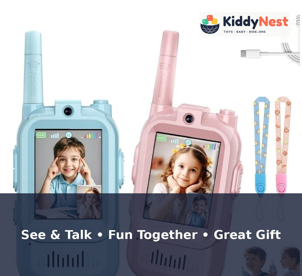 Video Walkie Talkies for Kids 2-Pack - KiddyNest